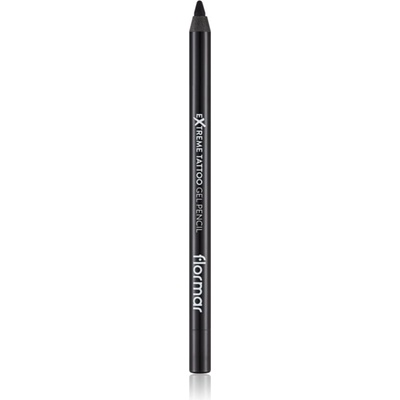 Flormar Extreme Tattoo Gel Pencil водоустойчив гел-молив за очи цвят 06 Onyx 1.2 гр