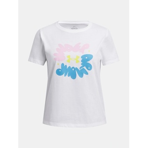 Under Armour UA Bubble Wordmark SS Тениска за момичета Under Armour | Byal | Момичешки | 160