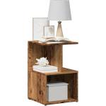 vidaXL Нощно шкафче от старо дърво 35x35x55 cm Инженерна дървесина (856530)