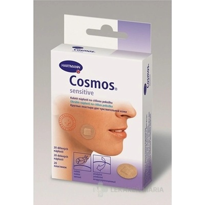 COSMOS Jemná (SENSITIVE) náplasť na rany okrúhla 20 ks