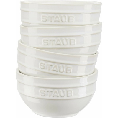Staub Jedálenská miska keramika slonovinová kosť 400 ml 4 ks