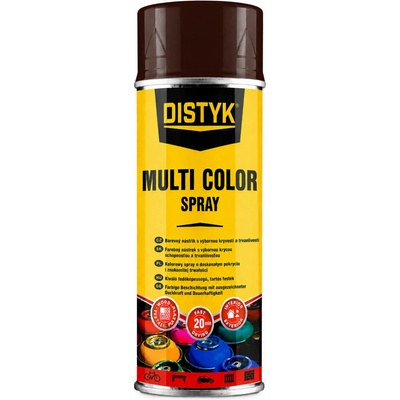 DISTYK Multi color spray 400 ml RAL8017 čokoládová hnědá TP08017D
