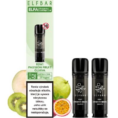 Elf Bar ELFA Pods cartridge 2Pack - 20mg (Předplněné cartridge Elf Bar ELFA obsahují 2ml liquidu o síle nikotinu 20mg)