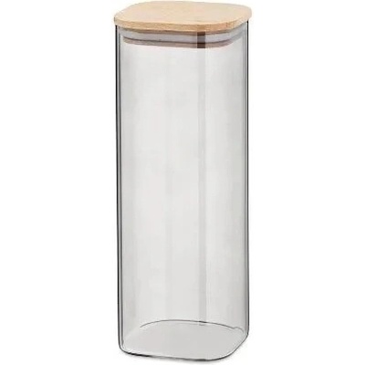Kela Sklo /dřevěná úložná Zavařovací Sklenice NEA 2000ml