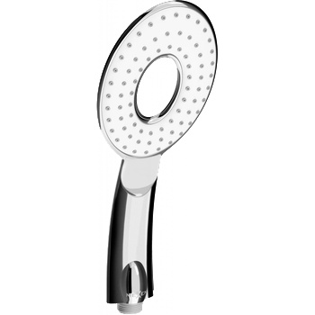 Mexen R-73 душ глава 1-функционална, хром/бяла - 79573-02 (79573-02)