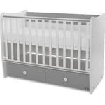 Lorelli Трансформиращо се легло Lorelli - Matrix, 60 х 120 cm, бяло и сиво (10150600041P) - baby
