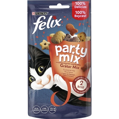 FELIX Party Mix Grill с говеждо, пилешко и сьомга - 0.60кг