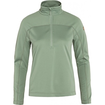 Fjällräven Abisko Lite Fleece Half Zip W svetlo zelená