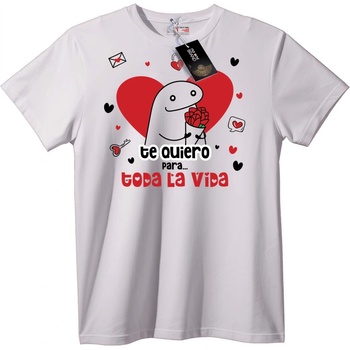 NOONEBRAND Тениска Любов за живот - XS, Black