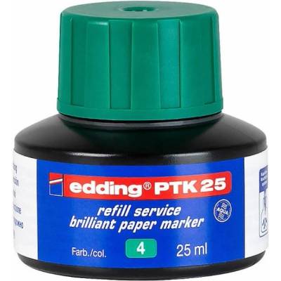Edding HTK 25 | náhradní inkoust pro zvýrazňovače pastelově zelený