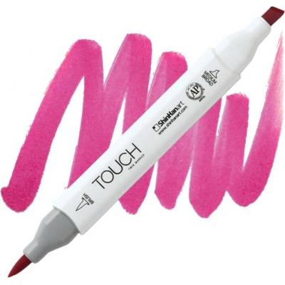 Lihová fixa TOUCH oboustranná Brush & Chisel, Magenta deep (RP292)