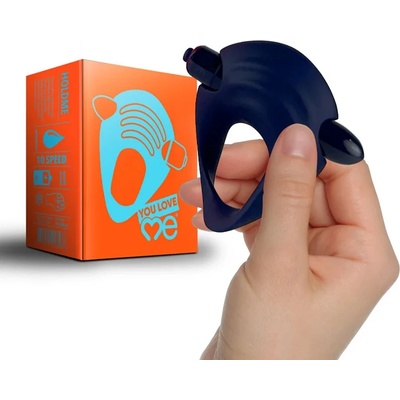 Пенис пръстен с вибриращ куршум - Hold Me Penis Ring (ROCKS00451)