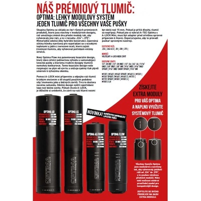 A-TEC OPTIMA 60 pro ráže do 6,5mm na adaptér A-LOCK Mini
