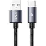 USAMS Кабел за данни USAMS U91 USB - Type-C, 100 cm, ЗЕЛЕН SJ767USB01 (SJ767USB01)