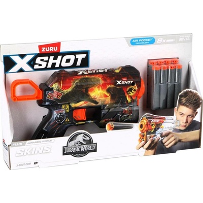 Zuru X-Shot Skins Flux Jurassic World