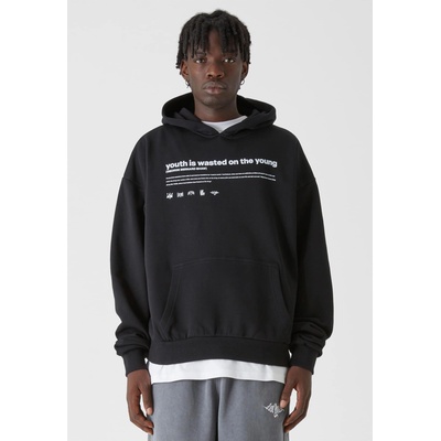Urban Classics Суичър LY HOODY ''INFLUENCED'' black XXLUB-LY016-00007 - Бял, размер 5XL