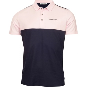 Calvin Klein Golf Блуза с яка Calvin Klein Golf Men's Jc Block Short Sleeve Performance Polo Shirt - Nvy-Pnk