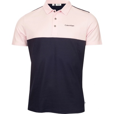 Calvin Klein Golf Блуза с яка Calvin Klein Golf Men's Jc Block Short Sleeve Performance Polo Shirt - Nvy-Pnk