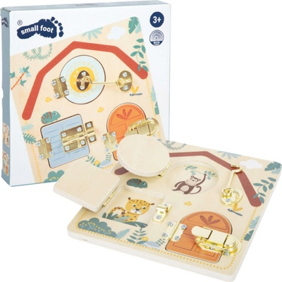 Small Foot motorická deska se zámky Safari – Zboží Mobilmania