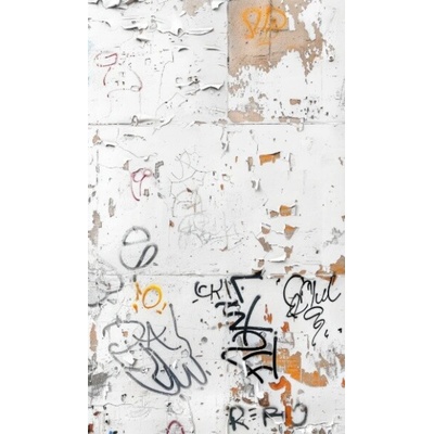 Takoy Panel na závěs, fotoplátno 160x265 cm počmáraná stěna