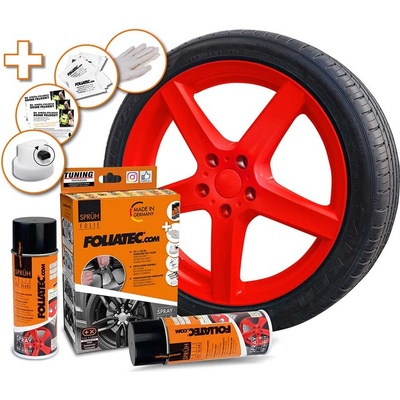 Fólia v spreji Foliatec - Červená lesklá 2x400ml