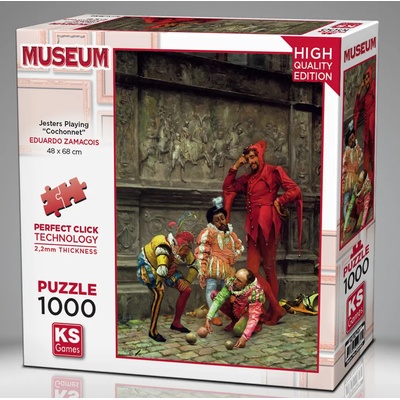 KS Games - Puzzle Jesters Playing Cochonnet - 1 000 piese