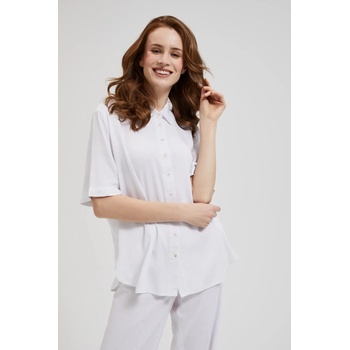 Moodo Бяла вискозна риза с яка Moodo Moodo | Byal | ЖЕНИ | 44