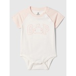 GAP Бебешко боди Brannan Bear с логото GAP GAP | Byal | Момичешки | 80-86