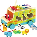 Acool Toy Дървен сортер Acool Toy - Музикален автобус (ACT44) - baby
