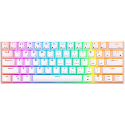 Royal Kludge RK61 RGB brown switch white