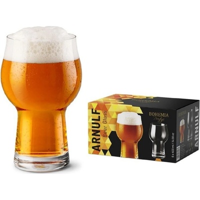 BOHEMIA PR sklen ARNULF pivo baněná 6 x 400 ml