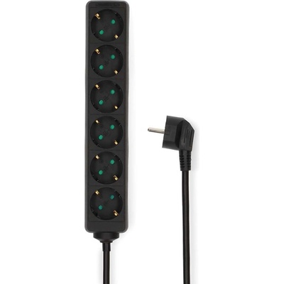 Nedis 6 Plug 3 m (ESOC630F1BK)