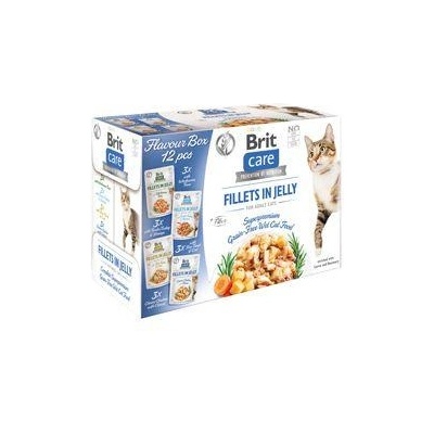 Brit Care Cat Fillets in Jelly Flavour box 12x85g