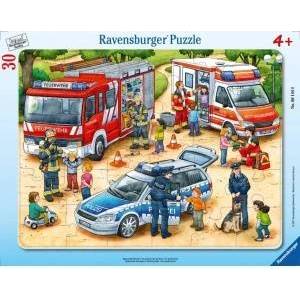 Ravensburger Frame Puzzle 30el. Exciting works 061440 RAVENSBURGER
