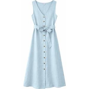 Mazine Дамска рокля Mazine Women's Sleeveless Linen Maxi Dress - Pastel Blue - размер XL (134-1905-0215)