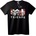 NOONEBRAND Тениска Ужас приятели - 2XL, Black