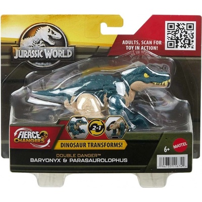 Jurassic World Fierce Changers Baryonyx na Parasaurolophus