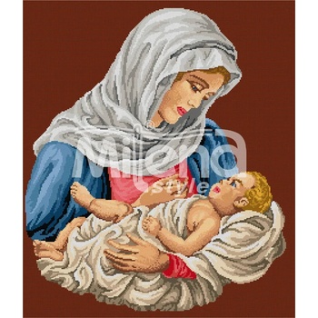 Milena Style Майчина усмивка - гоблен със схема конци Ariadna 1: 1