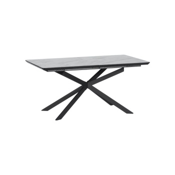 Carmen Разтегателна трапезна маса omaha - бял - тъмносив