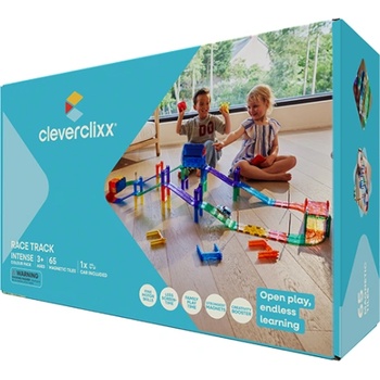 Cleverclixx Магнитна състезателна писта Intense - 65 бр (CLEVER_CC-1011)