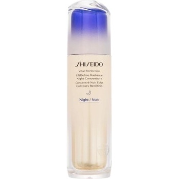 Shiseido Vital Perfection LiftDefine Radiance Night Concentrate нощен серум за лице против бръчки 80 ml за жени