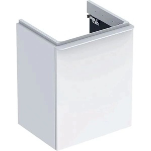 Geberit Долен шкаф Geberit Smyle Square за стенен умивалник, бял, 1 врата, ляв ограничител, 50 см (500.364.00.1)