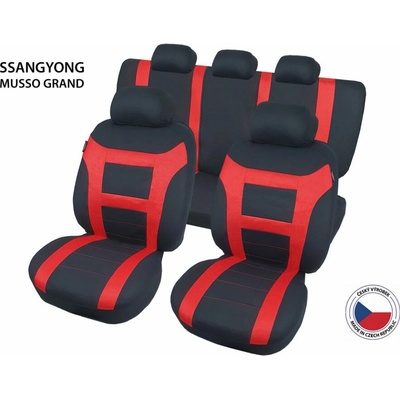 Autopoťah Cappa Perfetto EL SSangYong Musso Grand červená