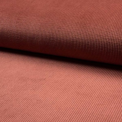 Menčester WASHED terakotový, š.145