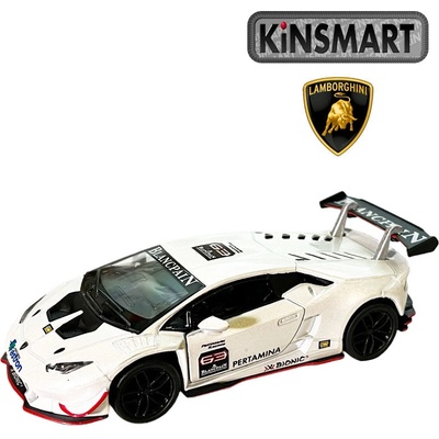 Kinsmart Lamborghini Huracan kov 12cm bílé