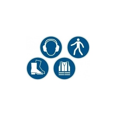 Durable Podlahový piktogram - symbol chodca