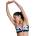 Roxy Active ERJX305718 Athletic Bralette bikini top - Black (Anthracite Im Fleur Real)