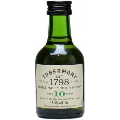 Tobermory Single Malt Scotch Whisky 10y 46,3% 0,05 l (holá láhev)