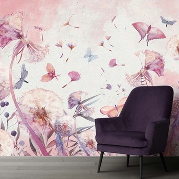 Image 1 of Decono Детски Фототапет Природа в Розово