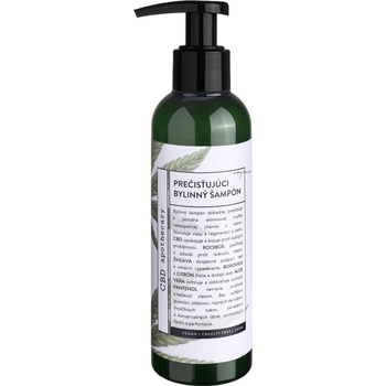 SOAPHORIA Pročišťující a stimulační bylinný šampon 200mg CBD 200 ml CBD APOTHECARY
